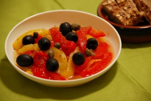 Ensalada de pimientos (paprikový salát)