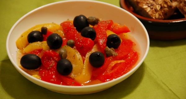 Ensalada de pimientos (paprikový salát)